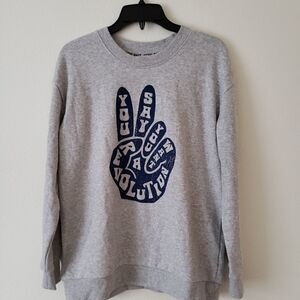 Attic Salt Women Gray sweater Small